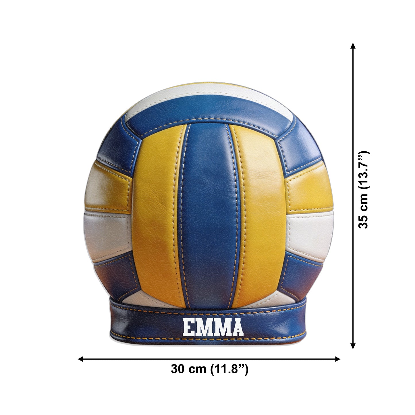 Love Volleyball - Personalisierbarer Volleyball Rucksack mit wechselbarem Lederpatch
