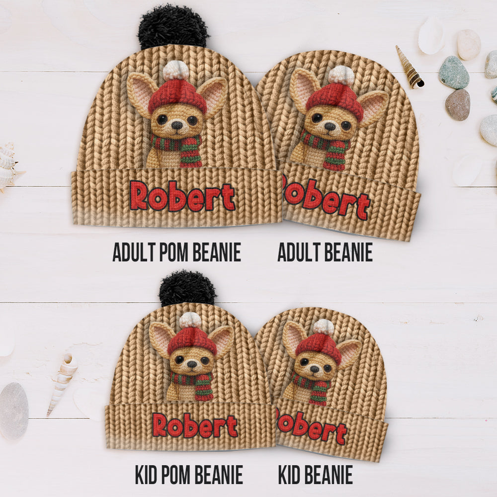 Weihnachtshund - Personalisierte Hundemütze