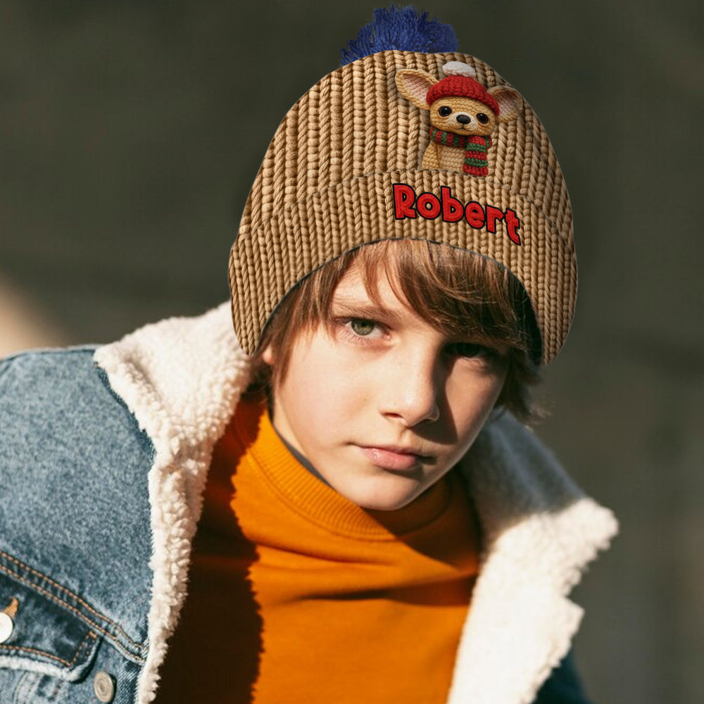 Weihnachtshund - Personalisierte Hundemütze