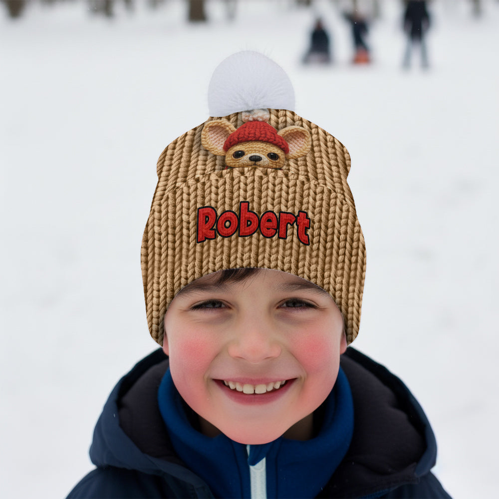 Weihnachtshund - Personalisierte Hundemütze