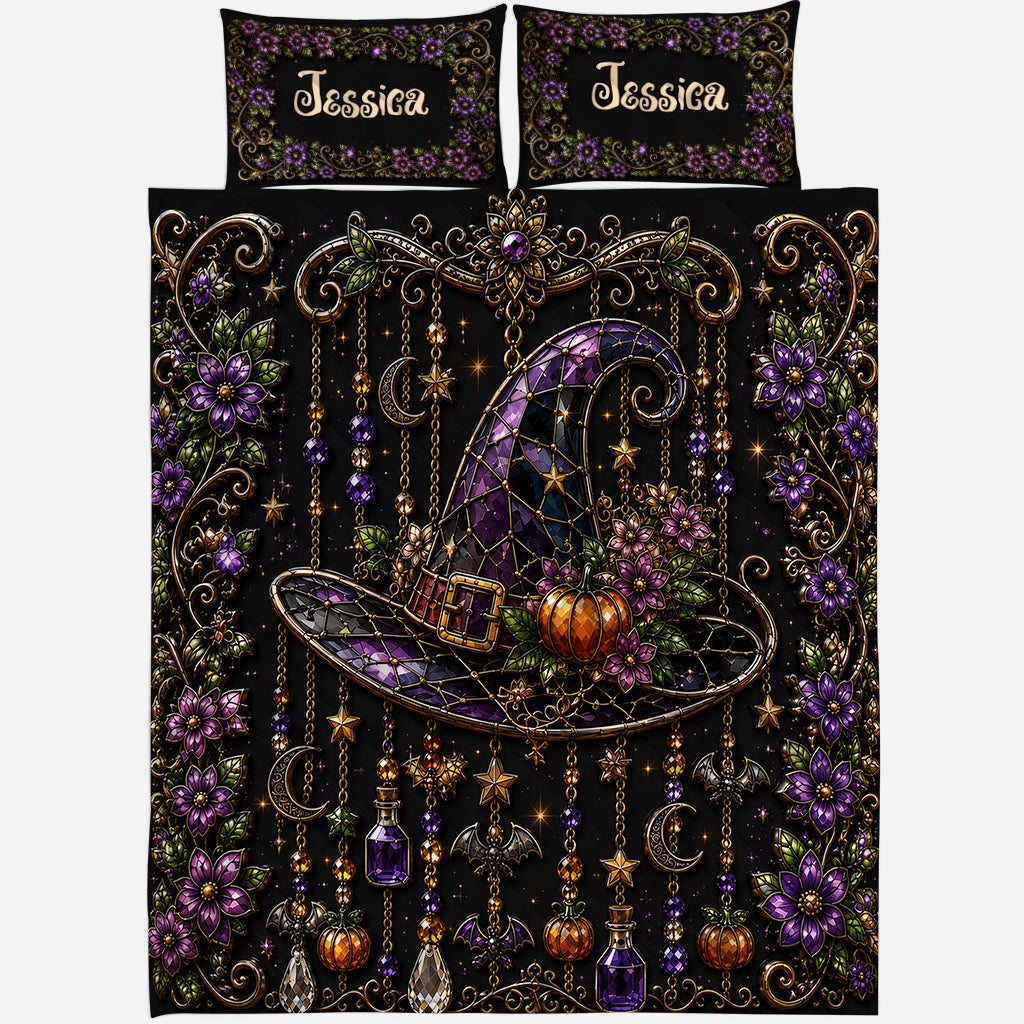 Die Hexe - Personalisierbares Hexen-Bettwäsche-Set