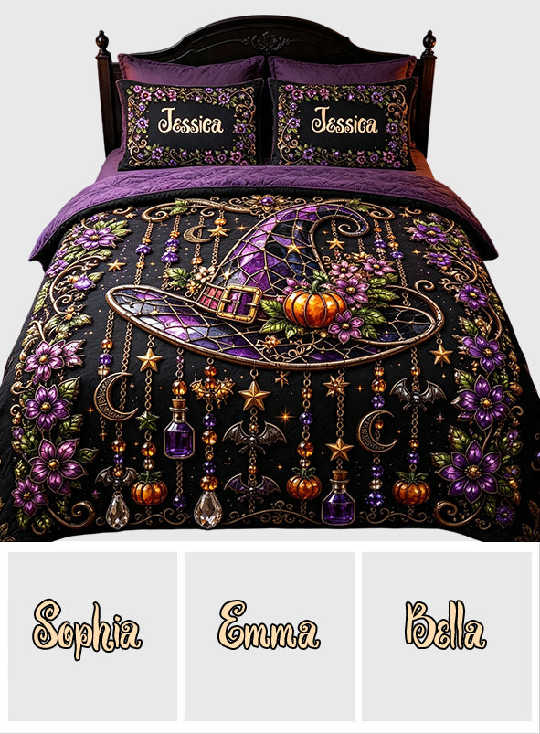 Die Hexe - Personalisierbares Hexen-Bettwäsche-Set