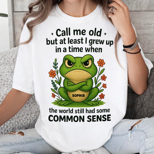 Call Me Old – Personalisiertes T-Shirt und Hoodie mit Froschmotiv