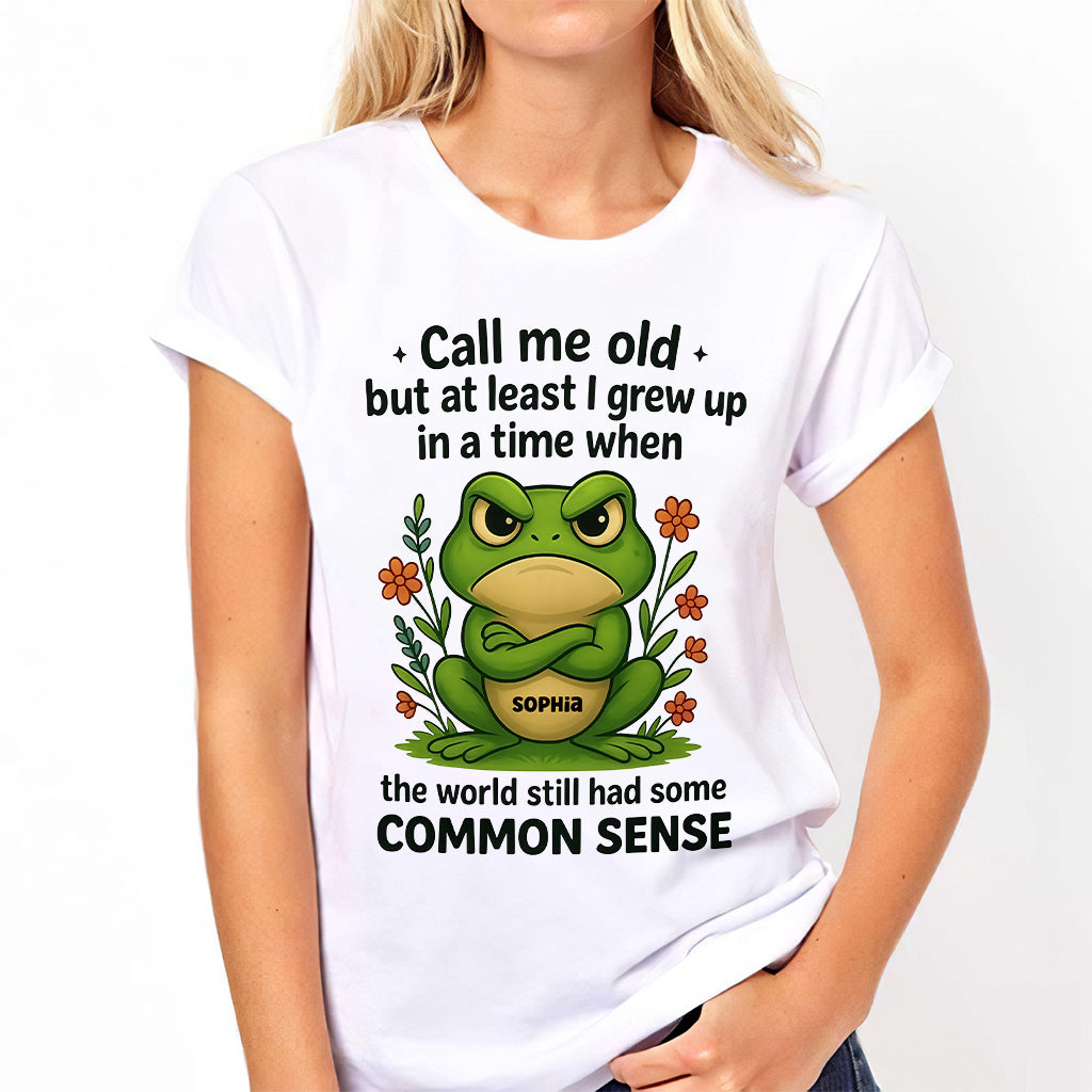 Call Me Old – Personalisiertes T-Shirt und Hoodie mit Froschmotiv