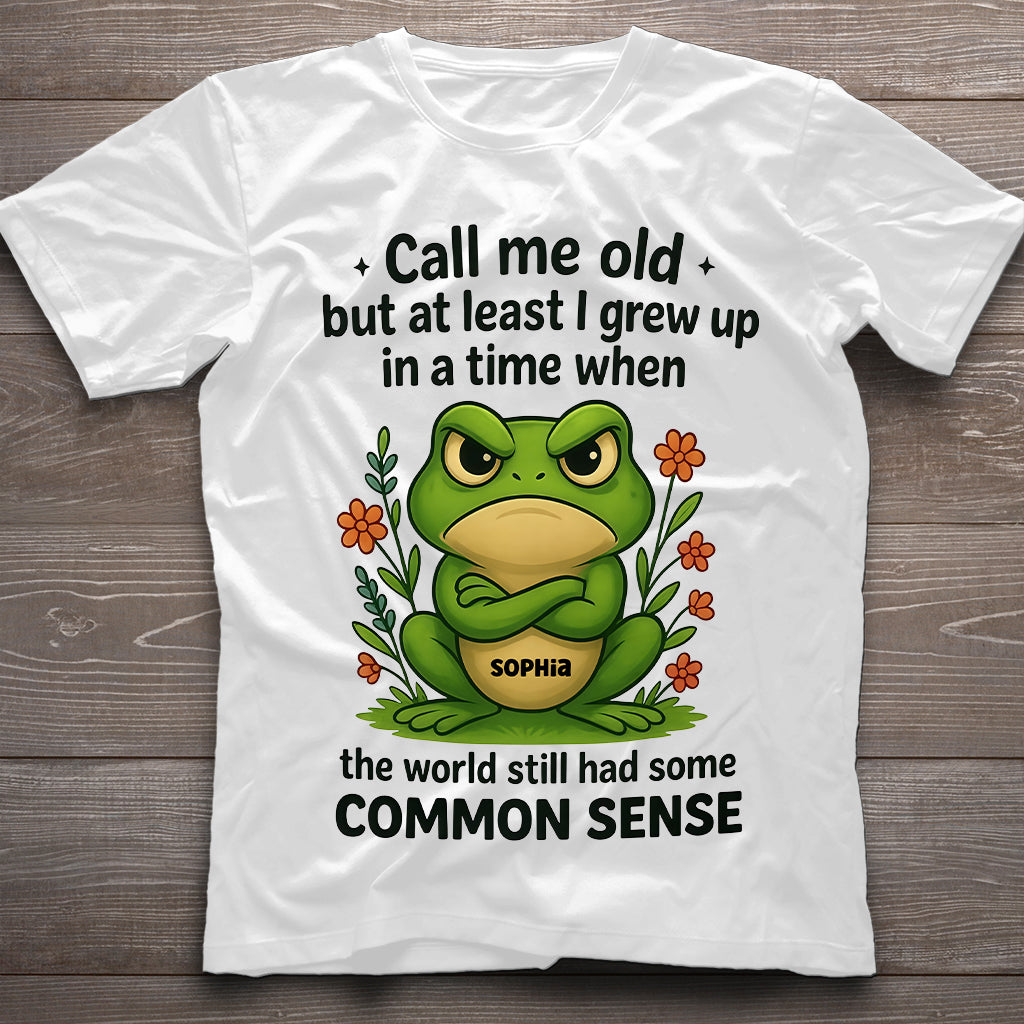 Call Me Old – Personalisiertes T-Shirt und Hoodie mit Froschmotiv
