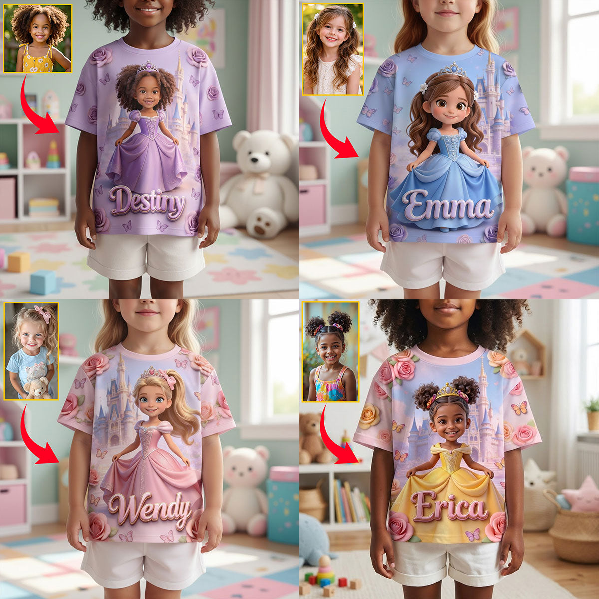 Personalisierbares T-Shirt mit Foto – das perfekte Geschenk für Kinder