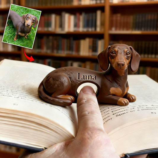 Téléchargez n'importe quelle photo - Porte-pages de livre personnalisé