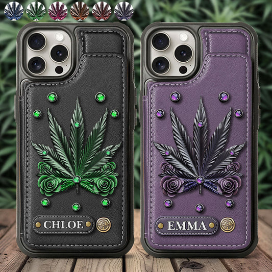 Wunderschöne Marihuana-Motive – personalisierte Handyhülle mit Weed-Motiv