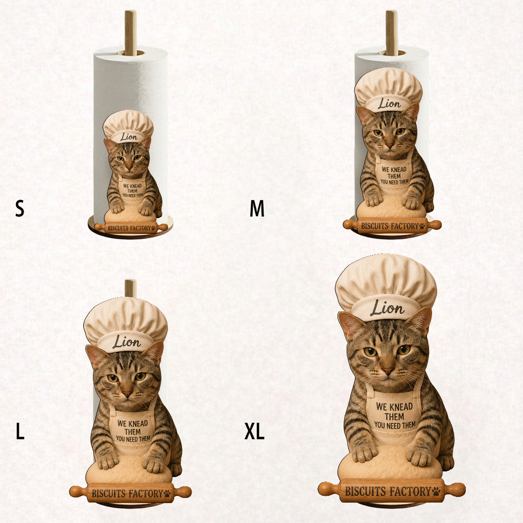 Biscuits Factory - Support de Serviette en Papier Personnalisé pour Chat