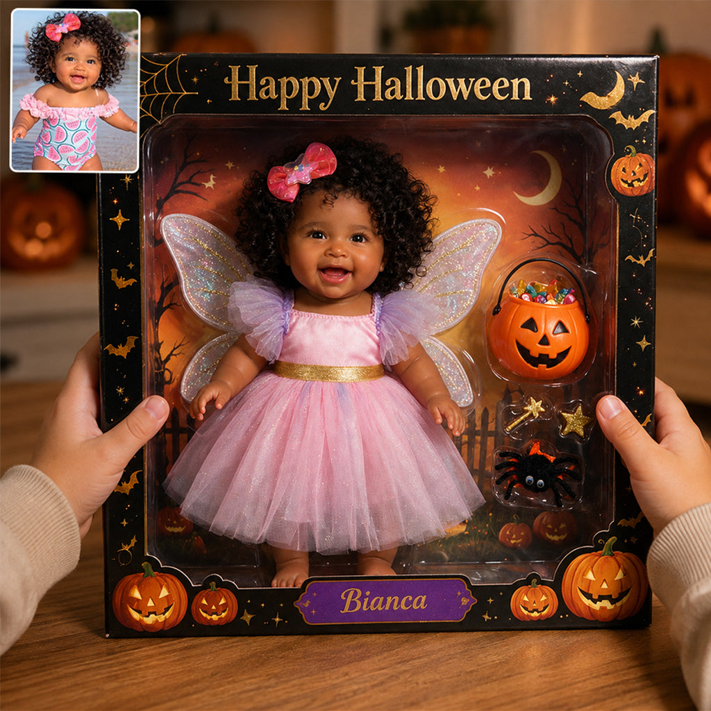 Happy Halloween - Personalized Kid Custom Shaped Acrylic Plaque