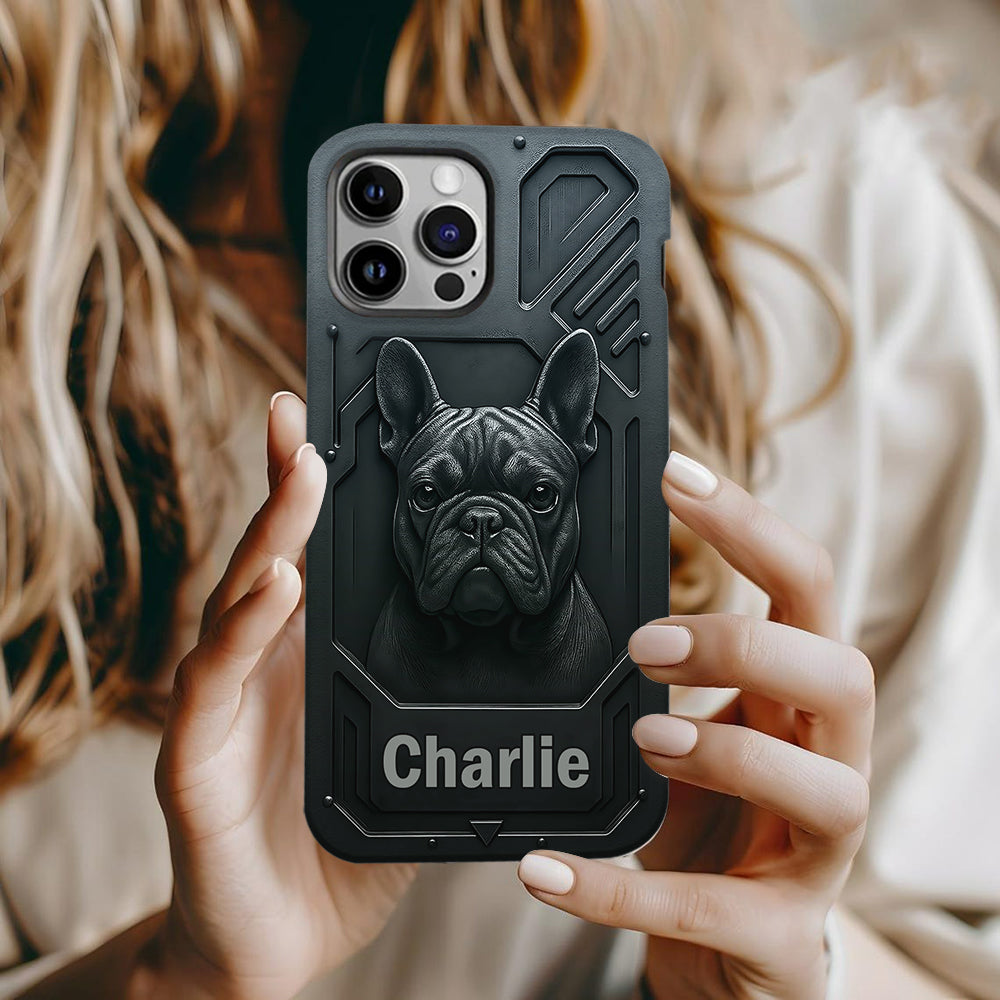 Beste Hundemama/Hundepapa – Personalisierte Handyhülle mit Hundemotiv