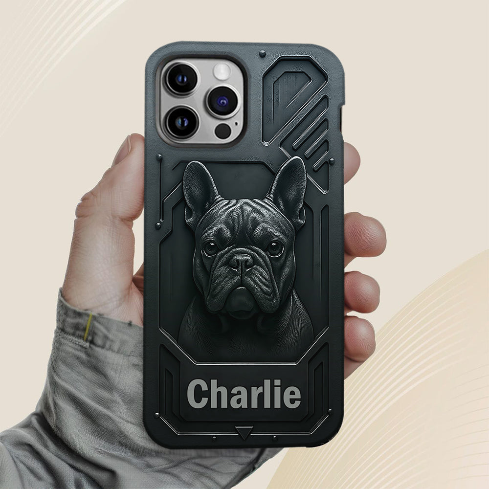 Beste Hundemama/Hundepapa – Personalisierte Handyhülle mit Hundemotiv