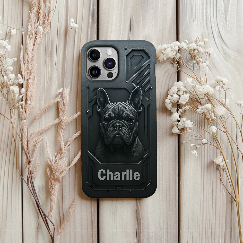 Beste Hundemama/Hundepapa – Personalisierte Handyhülle mit Hundemotiv