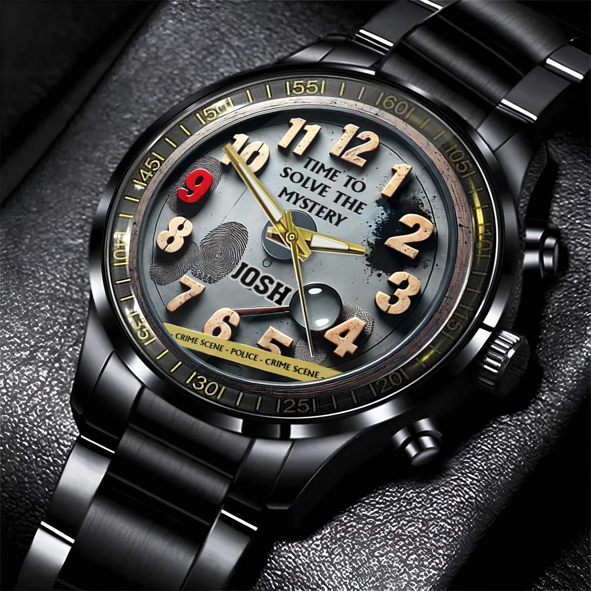 Zeit, das Rätsel zu lösen – personalisierte Armbanduhr