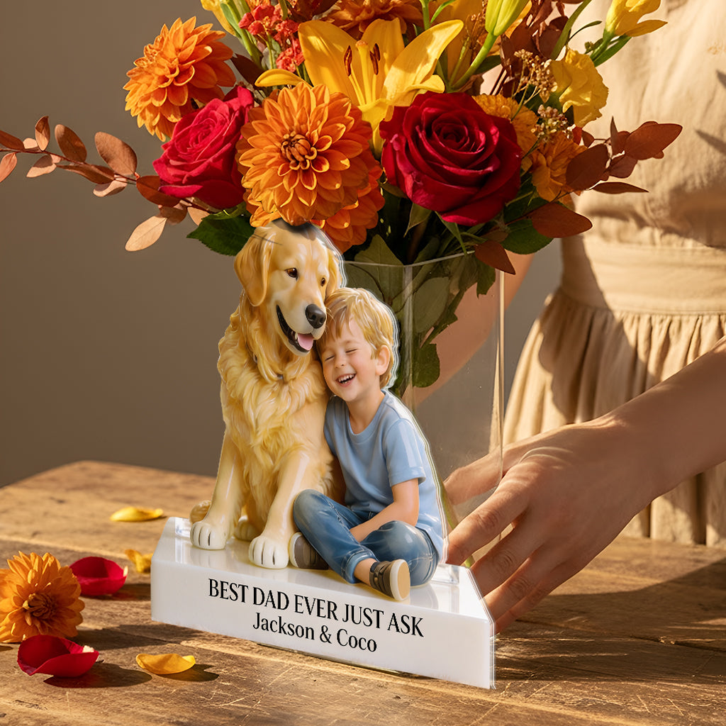 Perfektes Geschenk zum Vatertag - Personalisierter Acryltopf