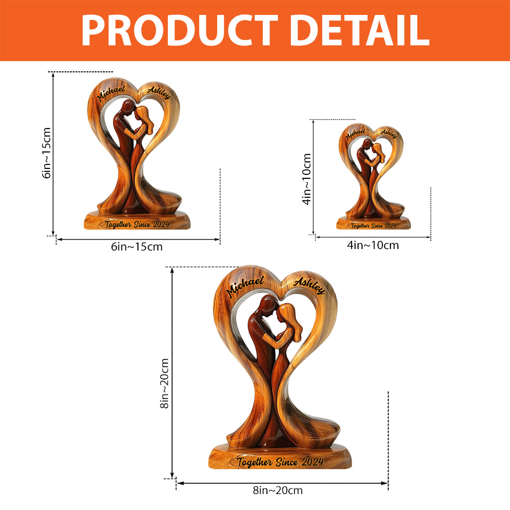 You And Me We Got This - Personalized Couple Custom Shaped Acrylic Plaque