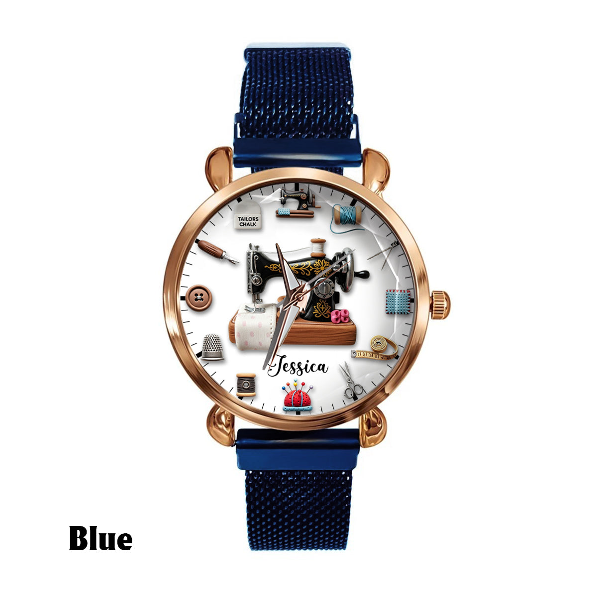 Créations artisanales - Montre-bracelet personnalisée pour femme
