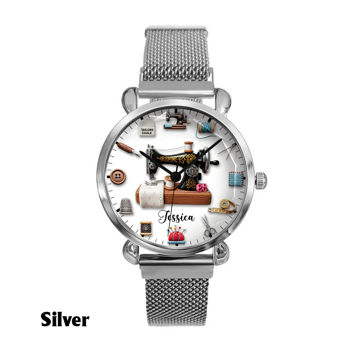 Créations artisanales - Montre-bracelet personnalisée pour femme