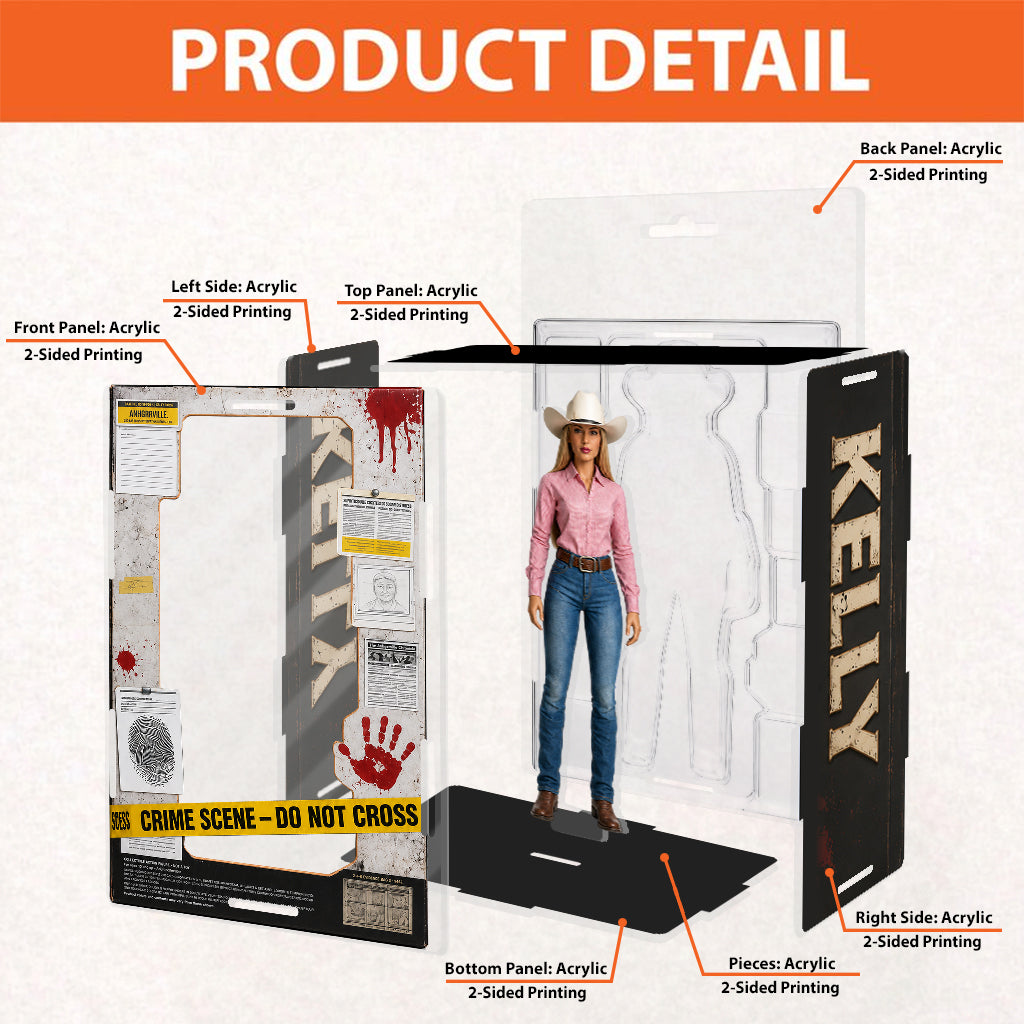 True Crime Addict - Personalized True Crime Acrylic Display Box