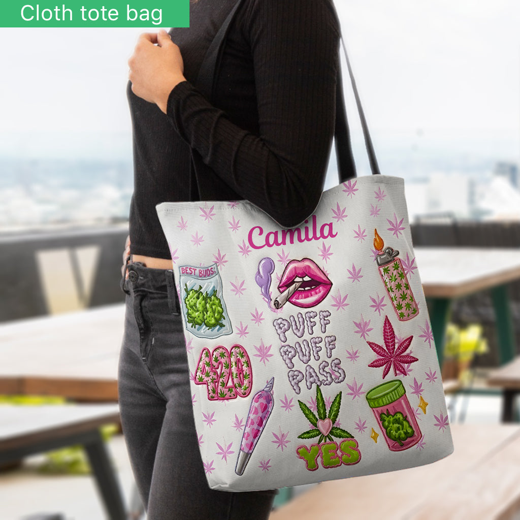 Puff Puff Pass - Sac en toile personnalisé
