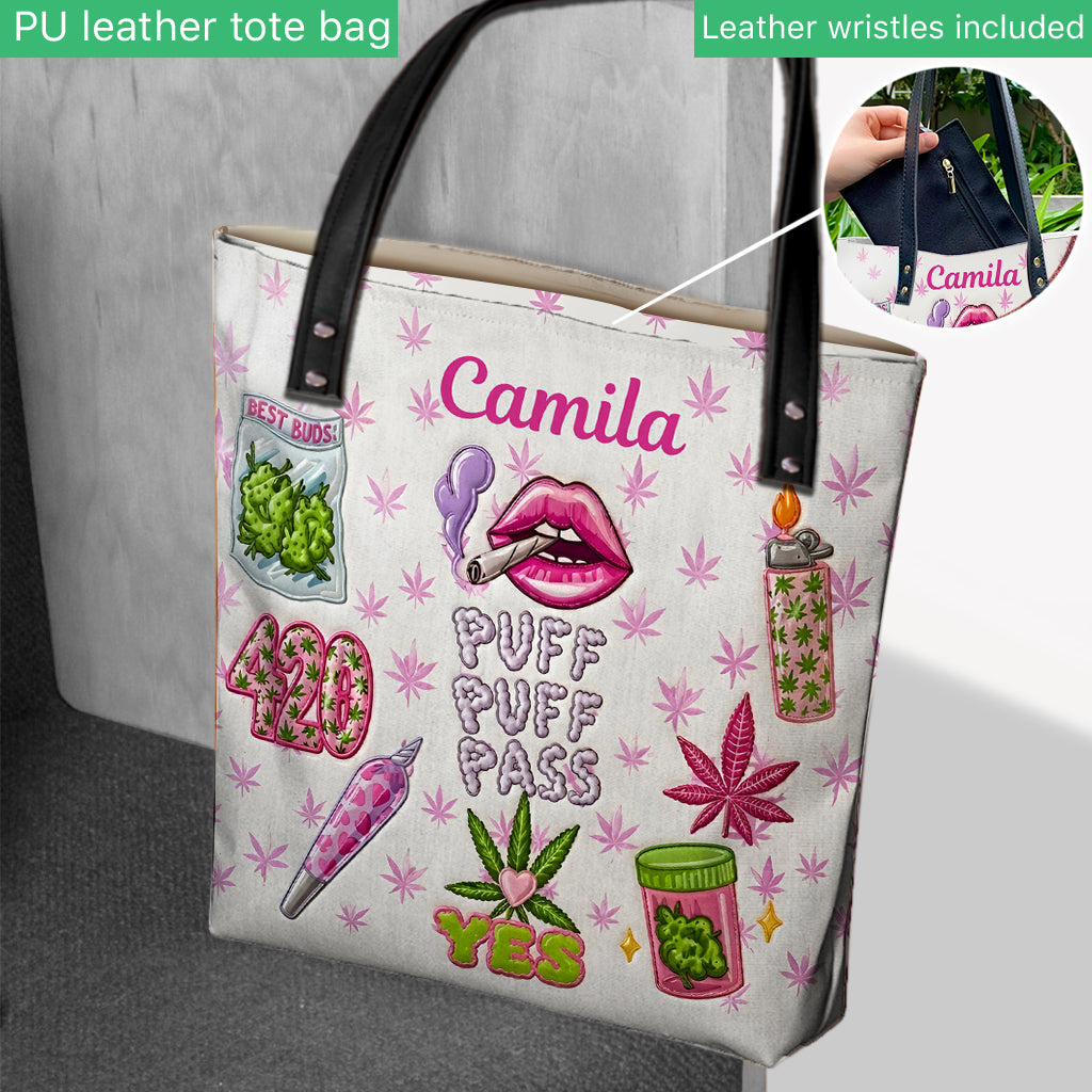 Puff Puff Pass - Sac en toile personnalisé