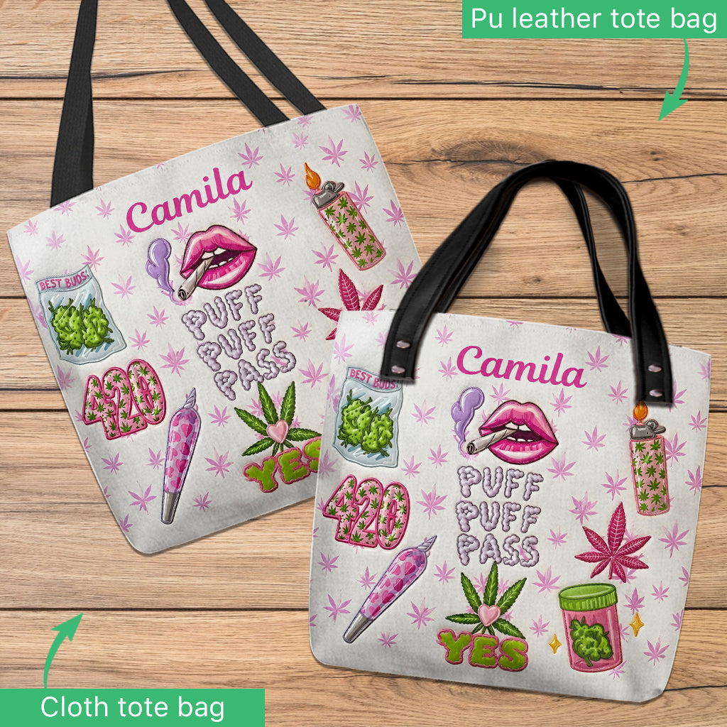 Puff Puff Pass - Sac en toile personnalisé