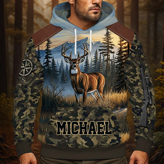 Love Hunting - Personalized Hunting All Over Shirt