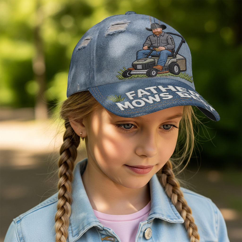 Vater mäht am besten - Personalisierte klassische Vatermütze