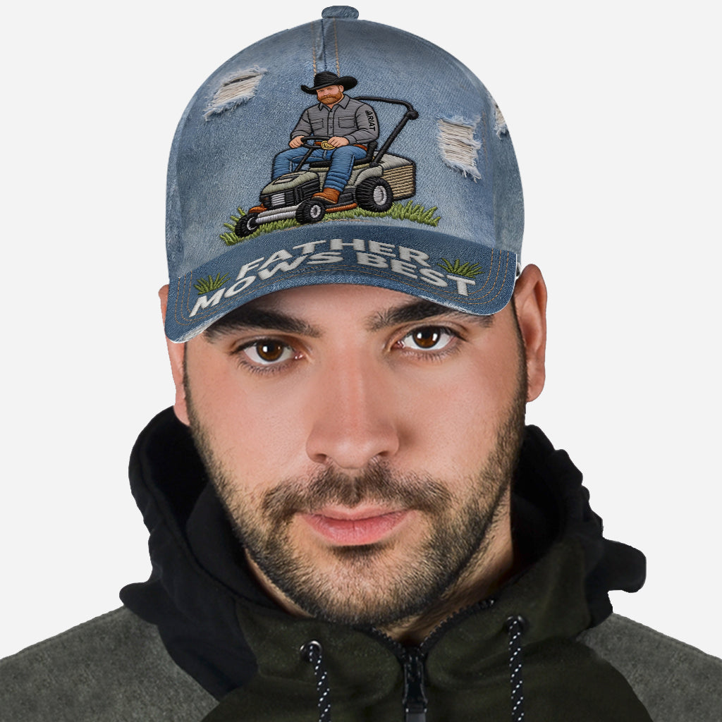 Vater mäht am besten - Personalisierte klassische Vatermütze