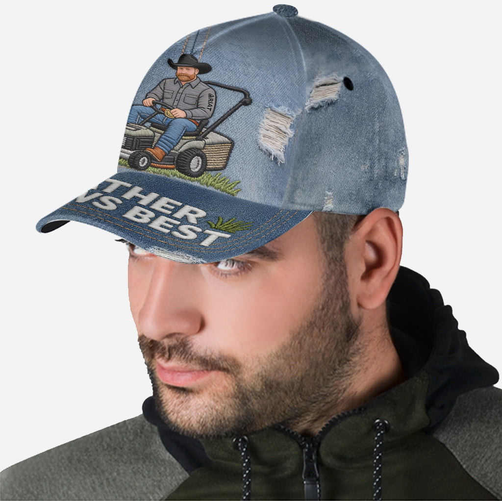 Vater mäht am besten - Personalisierte klassische Vatermütze