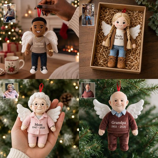 I'm Always With You - Personalized Memorial Plush Ornament