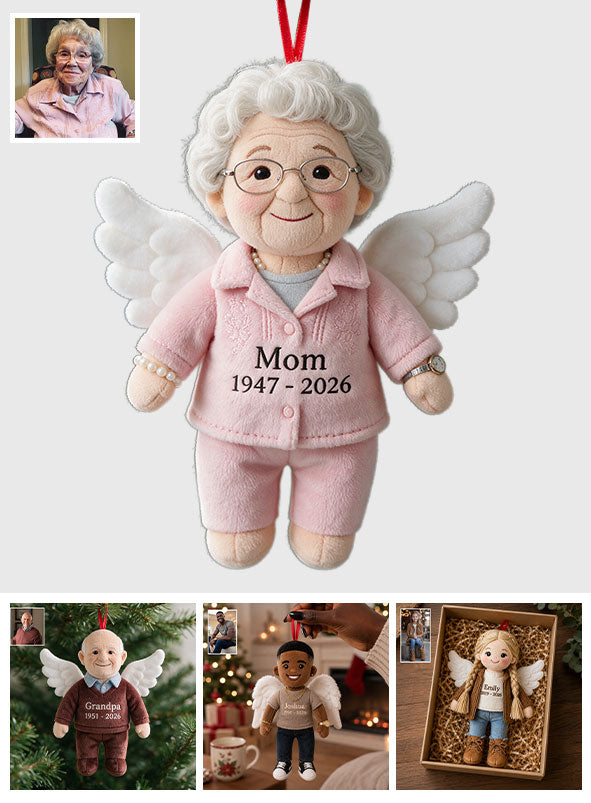 Ich bin immer bei dir - Personalisierte Gedenk-Plüschornament