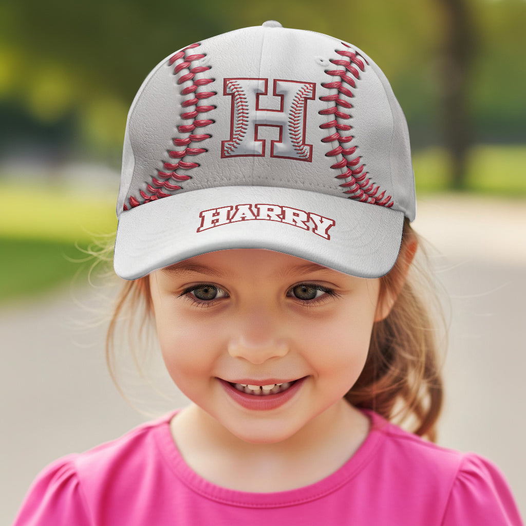 Personalisierte Baseballkappe mit Initialen für Baseballfans – Klassische Baseballkappe mit individueller Gestaltung