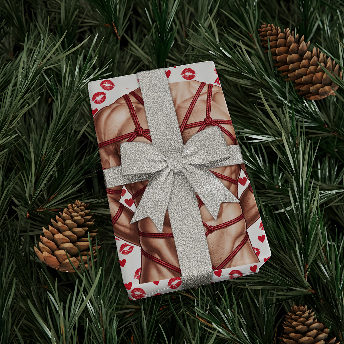 I Am Your Best Gift - Personalized Spicy Couple Wrapping Papers