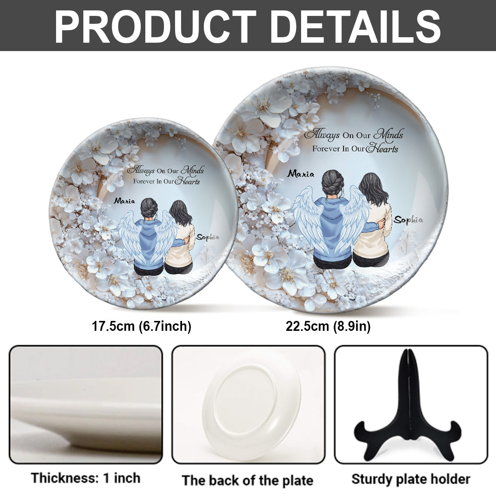 I'm Always With You - Personalized Memorial Ceramic Round Plate