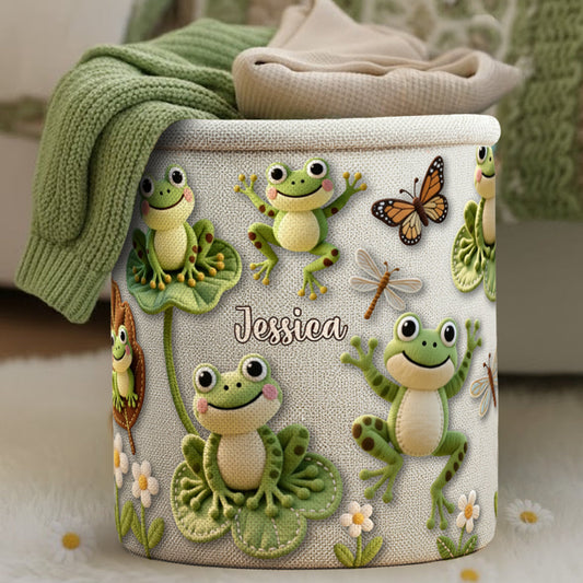 Love Frog – Personalisierter Frosch-Aufbewahrungskorb