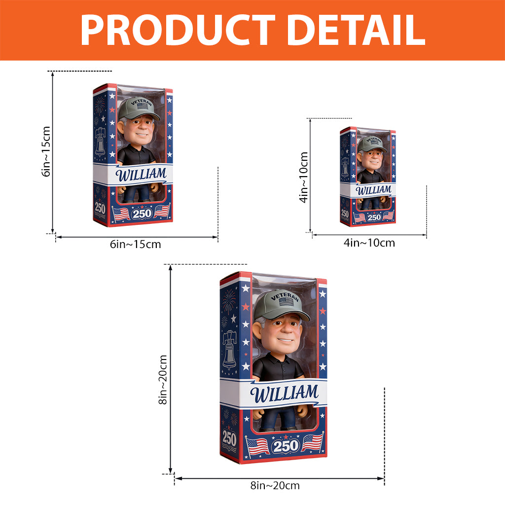 250th Anniversary - Personalized Patriot Custom Shaped Acrylic Plaque