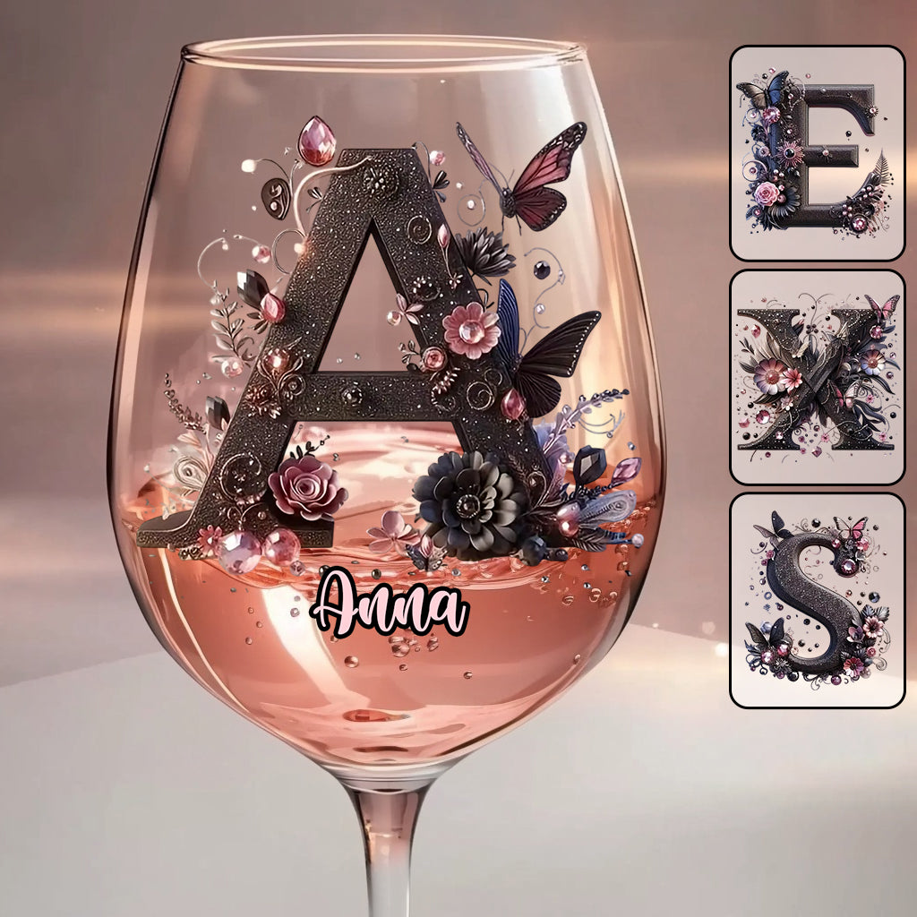 Création originale pour les amateurs de vin - Verre à vin personnalisé à longue tige