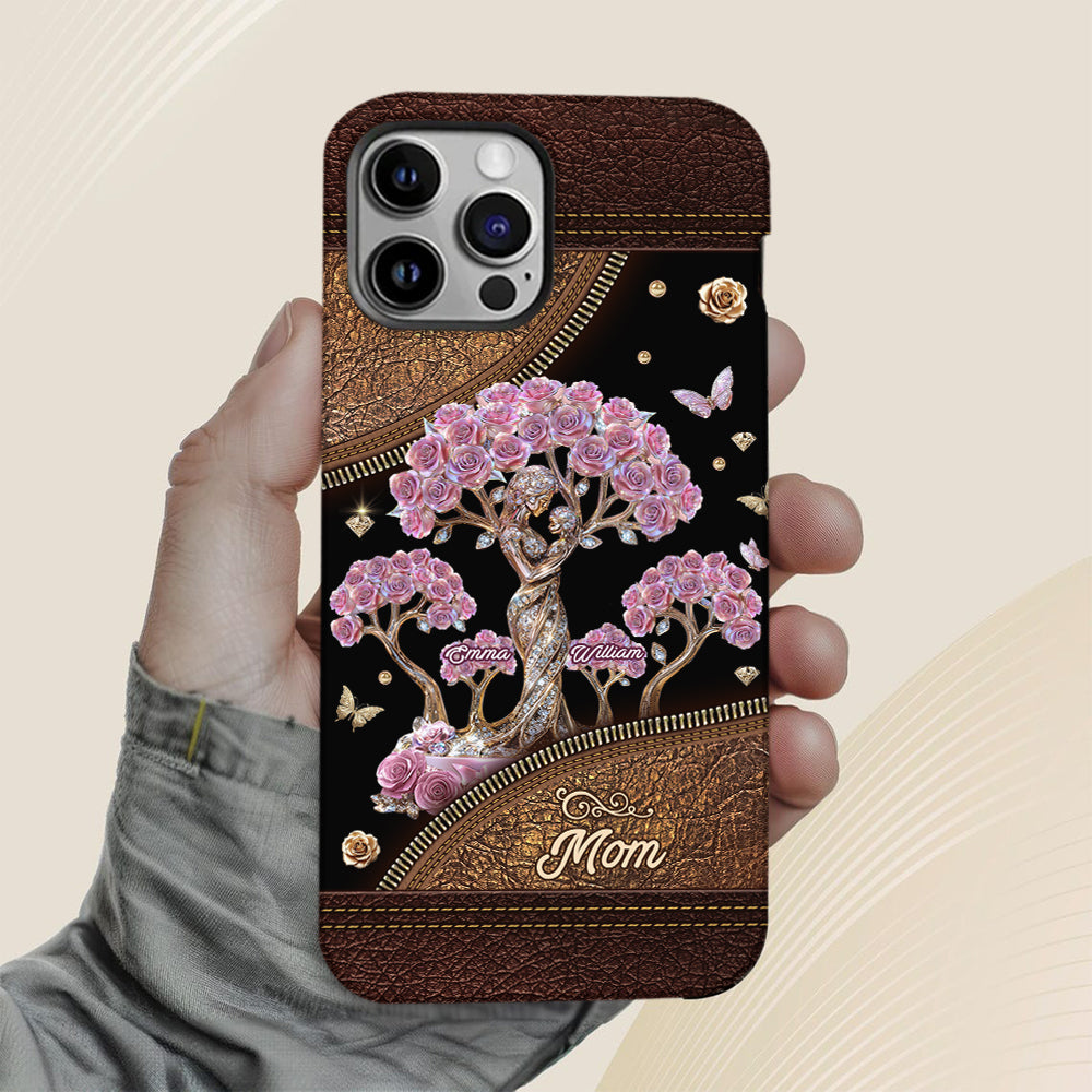 The Love Between Mother And Her Kids - Personalized Mother Full Print Phone Case