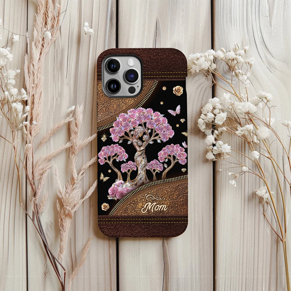 The Love Between Mother And Her Kids - Personalized Mother Full Print Phone Case