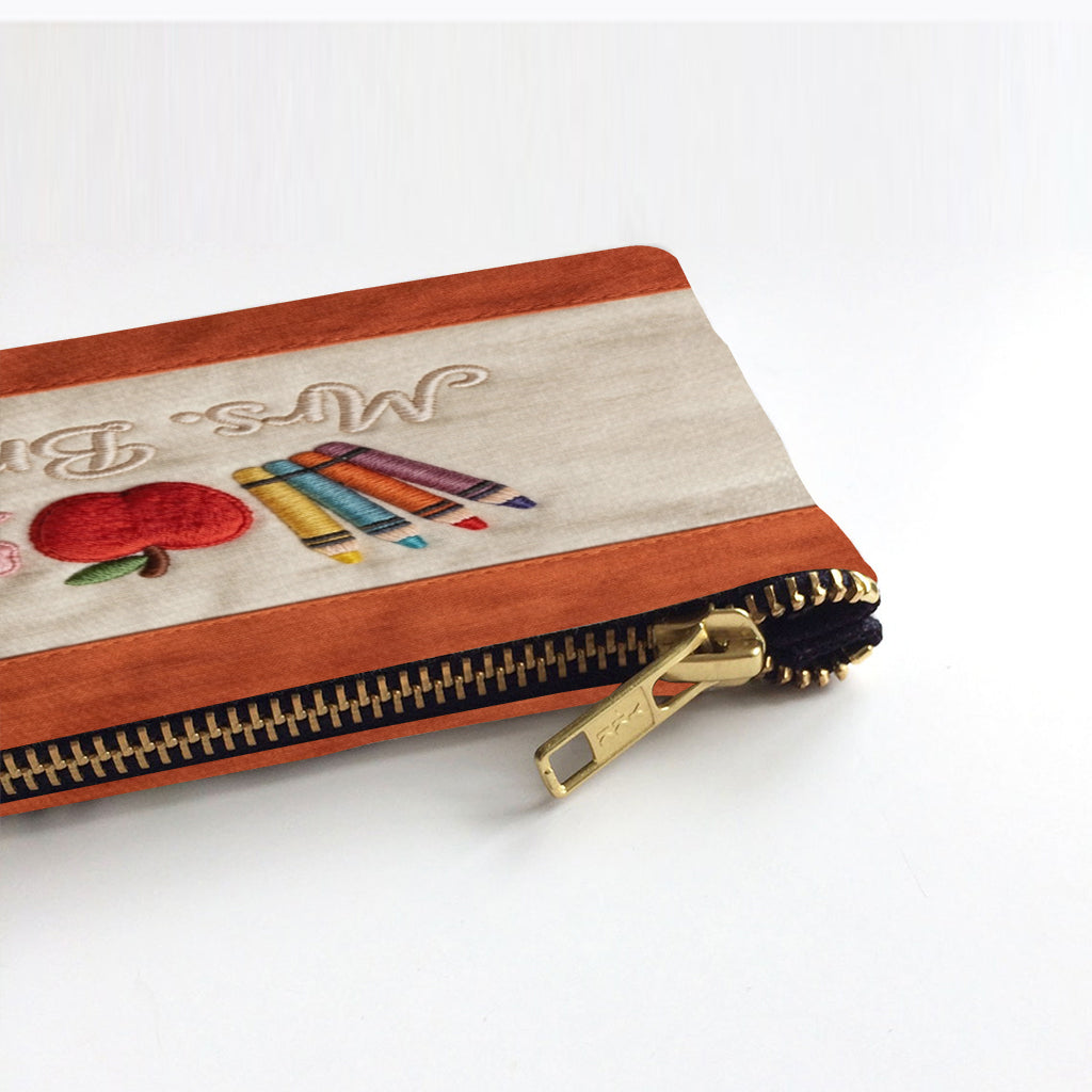 Teacher Gifts - Personalized Teacher Pouch