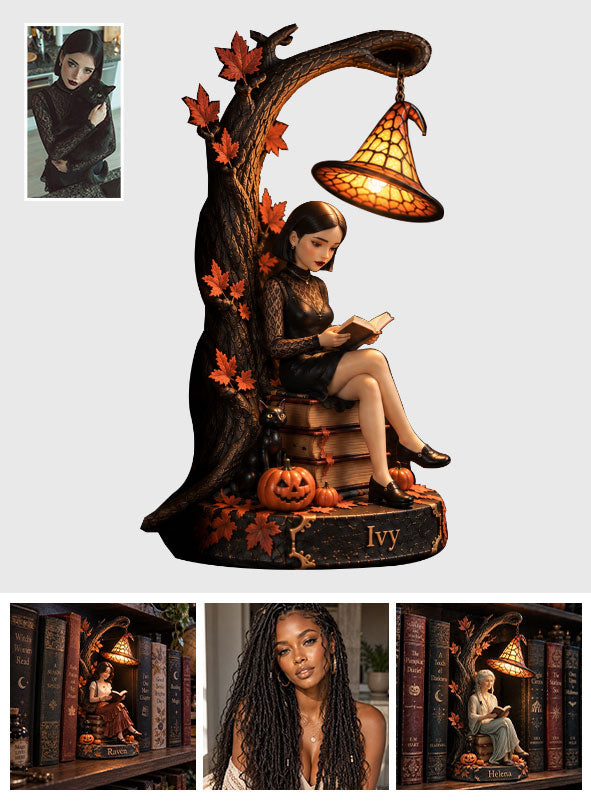 Not Every Witch Lives In Salem - Personalized Witch Bookshelf Lamp