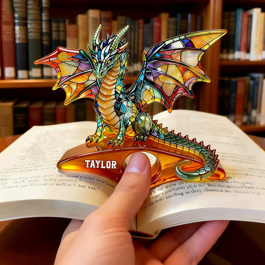 Porte-pages de livre personnalisé Book Dragon