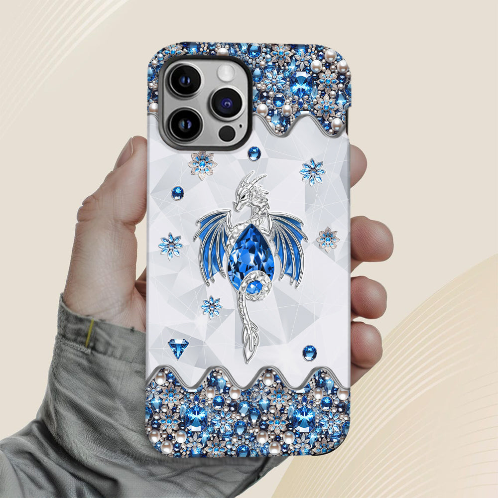 Liebe Drachen – Personalisierte Handyhülle mit Drachenmotiv