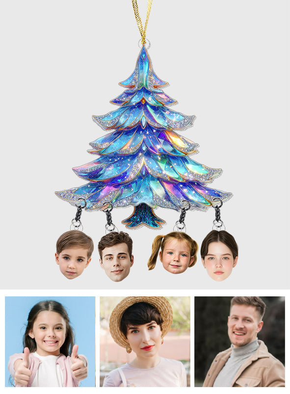 Notre famille - Ornement familial personnalisé avec charme