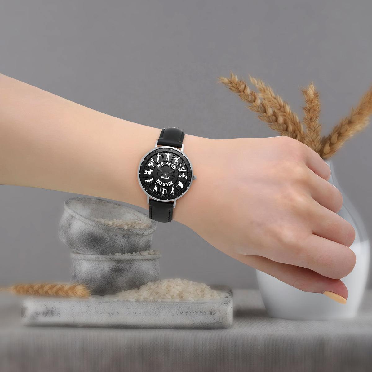 Pas de douleur, pas de gain - Montre de fitness personnalisée