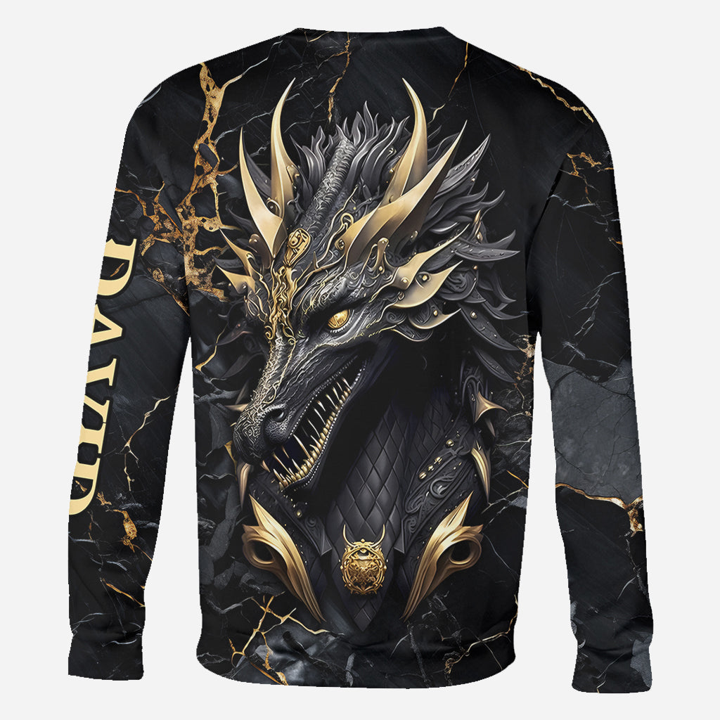 Heart Of A Dragon - Personalized Dragon All Over Shirt