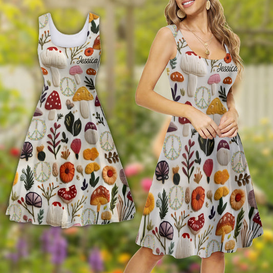 Hippie Soul – Personalisiertes ärmelloses Hippie-Kleid
