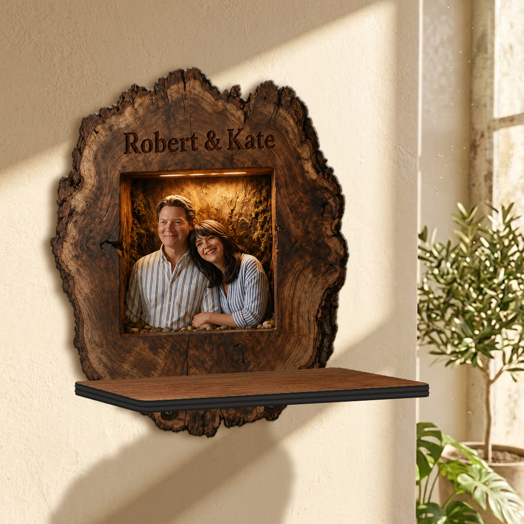 I'm Yours No Return Of Refunds - Personalized Couple Wooden Floating Shelf