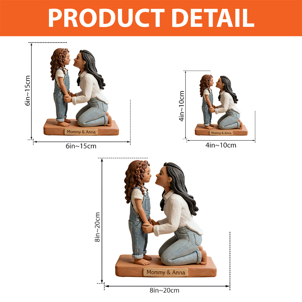 Cadeau idéal pour maman - Plaque acrylique personnalisée « Mère » en forme de carte de vœux